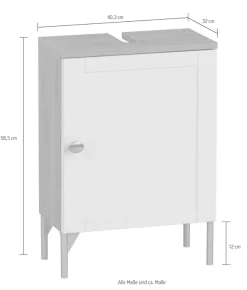 Schildmeyer Waschbeckenunterschrank »Jesper, Waschbeckenunterschrank, Made in Germany, B: 40 cm« Solide Verarbeitung - Dieses Produkt ist in Deutschland gefertigt