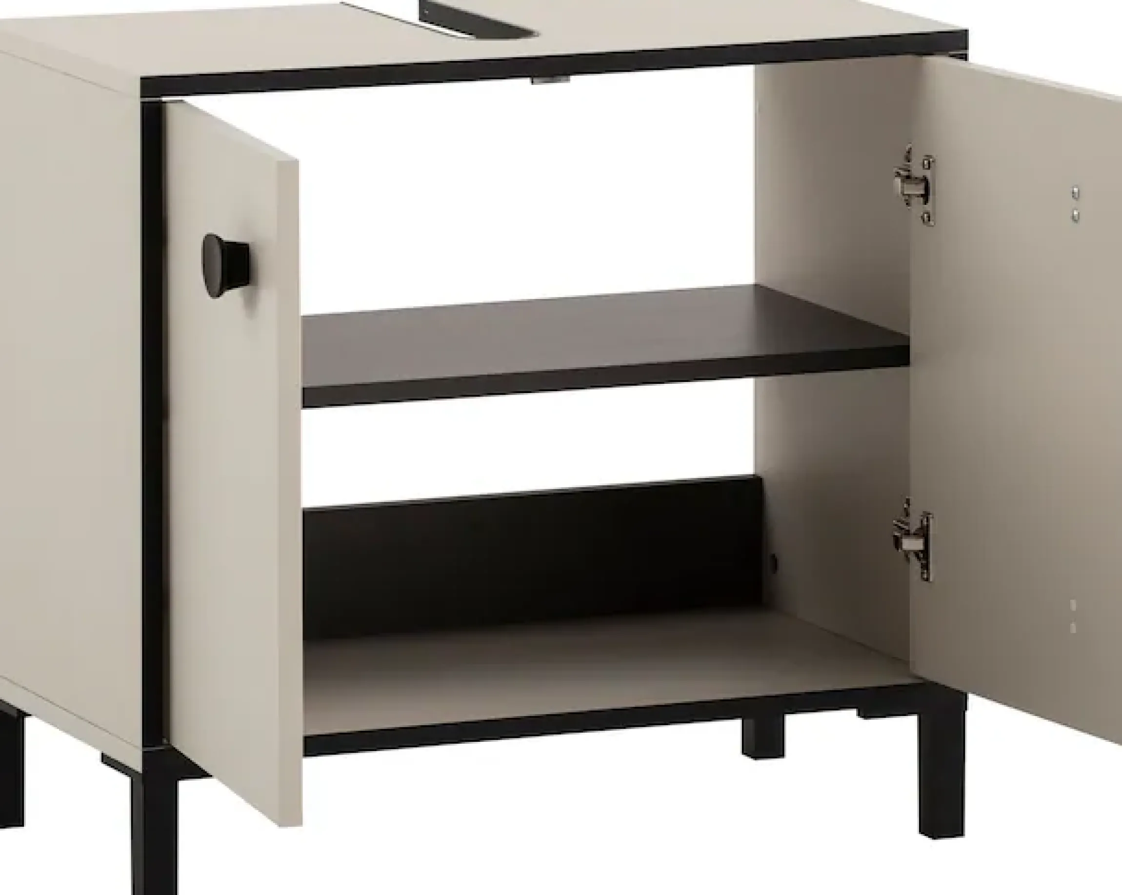 Schildmeyer Waschbeckenunterschrank »Edda, Breite 65,1 cm, abgerundete Griffe mit seidenweicher Haptik« Made in Germany