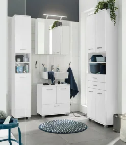 Schildmeyer Waschbeckenunterschrank »Mobes, Made in Germany« Breite 60 cm, Badschrank Badezimmerschrank WBU Unterschrank