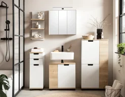 Schildmeyer Waschbeckenunterschrank »Emmik, Waschbeckenunterschrank, Made in Germany, B: 60 cm« Solide Verarbeitung - Dieses Produkt ist in Deutschland gefertigt