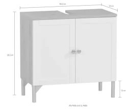 Schildmeyer Waschbeckenunterschrank »Jesper, Waschbeckenunterschrank, Made in Germany, B: 60 cm« Solide Verarbeitung - Dieses Produkt ist in Deutschland gefertigt