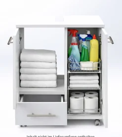 Schildmeyer Waschbeckenunterschrank »Ken, Waschbeckenunterschrank, Made in Germany, B: 50 cm« Solide Verarbeitung - Dieses Produkt ist in Deutschland gefertigt