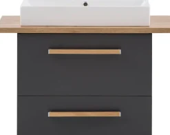 Schildmeyer Waschtisch »Duo, Waschtisch, melaminharzbeschichtet, Made in Germany, B: 80 cm« Solide Verarbeitung - Dieses Produkt ist in Deutschland gefertigt