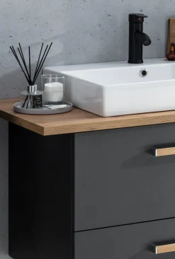 Schildmeyer Waschtisch »Duo, Waschtisch, melaminharzbeschichtet, Made in Germany, B: 80 cm« Solide Verarbeitung - Dieses Produkt ist in Deutschland gefertigt