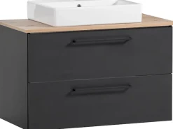 Schildmeyer Waschtisch »Malte, Waschtisch, melaminharzbeschichtet,Made in Germany, B: 86 cm« Solide Verarbeitung - Dieses Produkt ist in Deutschland gefertigt