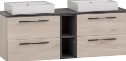 Schildmeyer Waschtisch »Maxim, Waschtisch, Made in Germany, B: 148 cm« 5 Stk. tlg. Solide Verarbeitung - Dieses Produkt ist in Deutschland gefertigt
