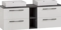 Schildmeyer Waschtisch »Maxim, Waschtisch, Made in Germany, B: 148 cm« 5 Stk. tlg. Solide Verarbeitung - Dieses Produkt ist in Deutschland gefertigt