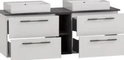 Schildmeyer Waschtisch »Maxim, Waschtisch, Made in Germany, B: 148 cm« 5 Stk. tlg. Solide Verarbeitung - Dieses Produkt ist in Deutschland gefertigt