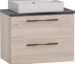 Schildmeyer Waschtisch »Maxim, Sandeiche + Marmor« 3 Stk. tlg. Made in Germany