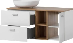 Schildmeyer Waschtisch »Mona, Waschtisch, melaminharzbeschichtet,Made in Germany, B: 100 cm« Solide Verarbeitung - Dieses Produkt ist in Deutschland gefertigt