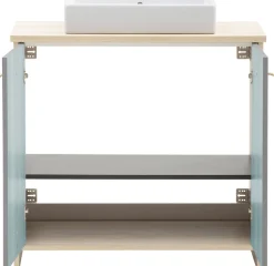 Schildmeyer Waschtisch »SONDERBY, 2 Türen, Breite 83,2 cm, MADE IN GERMANY« 2 Stk. tlg. Seilgriffe im maritimen Look, MADE IN GERMANY