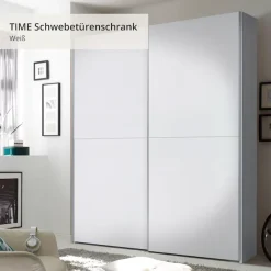 Schlafkontor Schwebetürenschrank »Time Schrank, Kleiderschrank mit Schiebetüren« 4 Türelemente als Schachbrettoptik