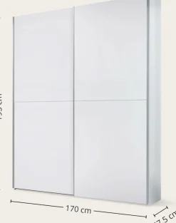 Schlafkontor Schwebetürenschrank »Time Schrank, Kleiderschrank mit Schiebetüren« 4 Türelemente als Schachbrettoptik