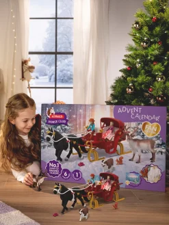 Schleich® Adventskalender »HORSE CLUB, Weihnachtliche Schlittenfahrt (99179)« ab 5 Jahren