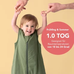 Schlummersack Babyschlafsack »Schlafsack ohne Füßen 1.0 Tog«