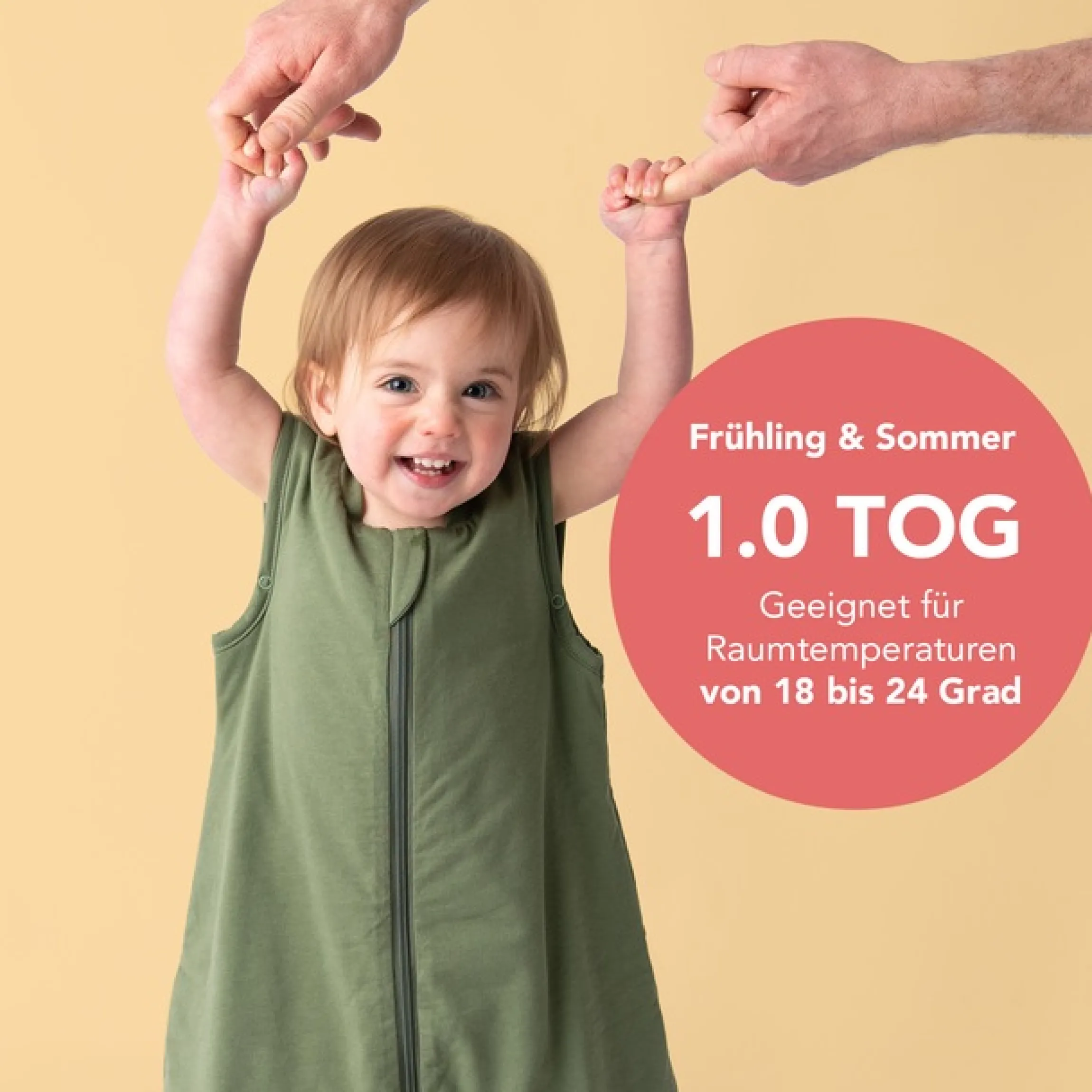 Schlummersack Babyschlafsack »Schlafsack ohne Füßen 1.0 Tog«