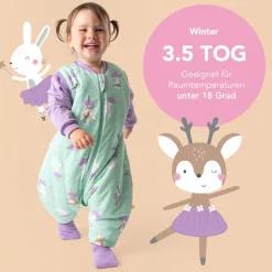 Schlummersack Babyschlafsack »Schlafsack mit Füßen 3.5 Tog«