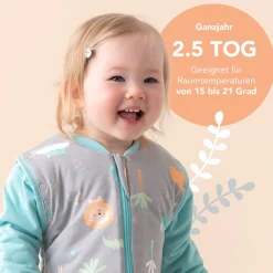 Schlummersack Babyschlafsack »Schlafsack ohne Füßen 2.5 Tog«