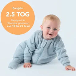Schlummersack Babyschlafsack »Schlafsack mit Füßen 2.5 Tog«