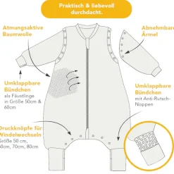 Schlummersack Babyschlafsack »Schlafsack mit Füßen 2.5 Tog«