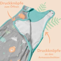 Schlummersack Babyschlafsack »Schlafsack ohne Füßen 1.0 Tog«