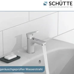 Schütte Waschtischarmatur »ALASKA« inkl. Pop-up-Ablaufventil, geräuscharme Kartusche, leichte Montage