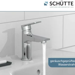 Schütte Waschtischarmatur »DERBY« Wasserhahn Bad, geräuscharm, Marken Mischdüse