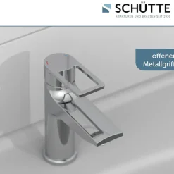 Schütte Waschtischarmatur »DERBY« Wasserhahn Bad, geräuscharm, Marken Mischdüse