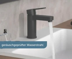Schütte Waschtischarmatur »ELEPHANT« inkl. Exzenter, Marken-Mischdüse, leichte Montage