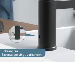 Schütte Waschtischarmatur »ELEPHANT« inkl. Exzenter, Marken-Mischdüse, leichte Montage