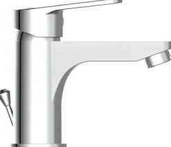 Schütte Waschtischarmatur »Futura« Wasserhahn Bad mit Zugstange, DVGW zertifiziert. Chrom