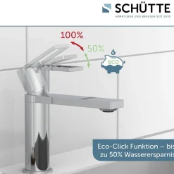 Schütte Waschtischarmatur »MANHATTAN« Verbrühschutz, wassersparend, Marken-Mischüse