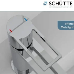 Schütte Waschtischarmatur »MANHATTAN« Verbrühschutz, wassersparend, Marken-Mischüse