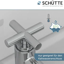 Schütte Waschtischarmatur »Matao« Kaltwasser, Chrom