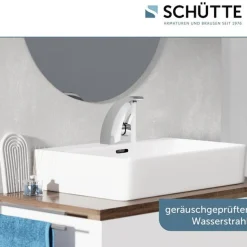 Schütte Waschtischarmatur »PANAMA« Wasserhahn, Mischbatterie Waschbecken, Waschbecken Armaturen in Chrom