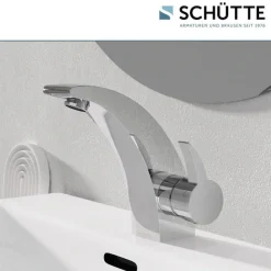 Schütte Waschtischarmatur »PANAMA« Wasserhahn, Mischbatterie Waschbecken, Waschbecken Armaturen in Chrom