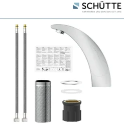 Schütte Waschtischarmatur »PANAMA« Wasserhahn, Mischbatterie Waschbecken, Waschbecken Armaturen in Chrom