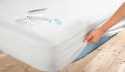 SETEX Matratzenauflage »Auflage in 90x200, 140x200 cm und weitere Größen, atmungsaktiv« rückseitiger Nässesperre, Allergiker geeignet (Hausstauballergiker)