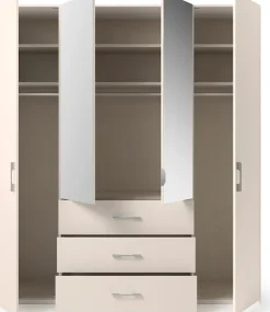 set one by Musterring Drehtürenschrank »Henderson« mit Spiegel und 3 Schubladen, inkl. Fachböden und Kleiderstangen