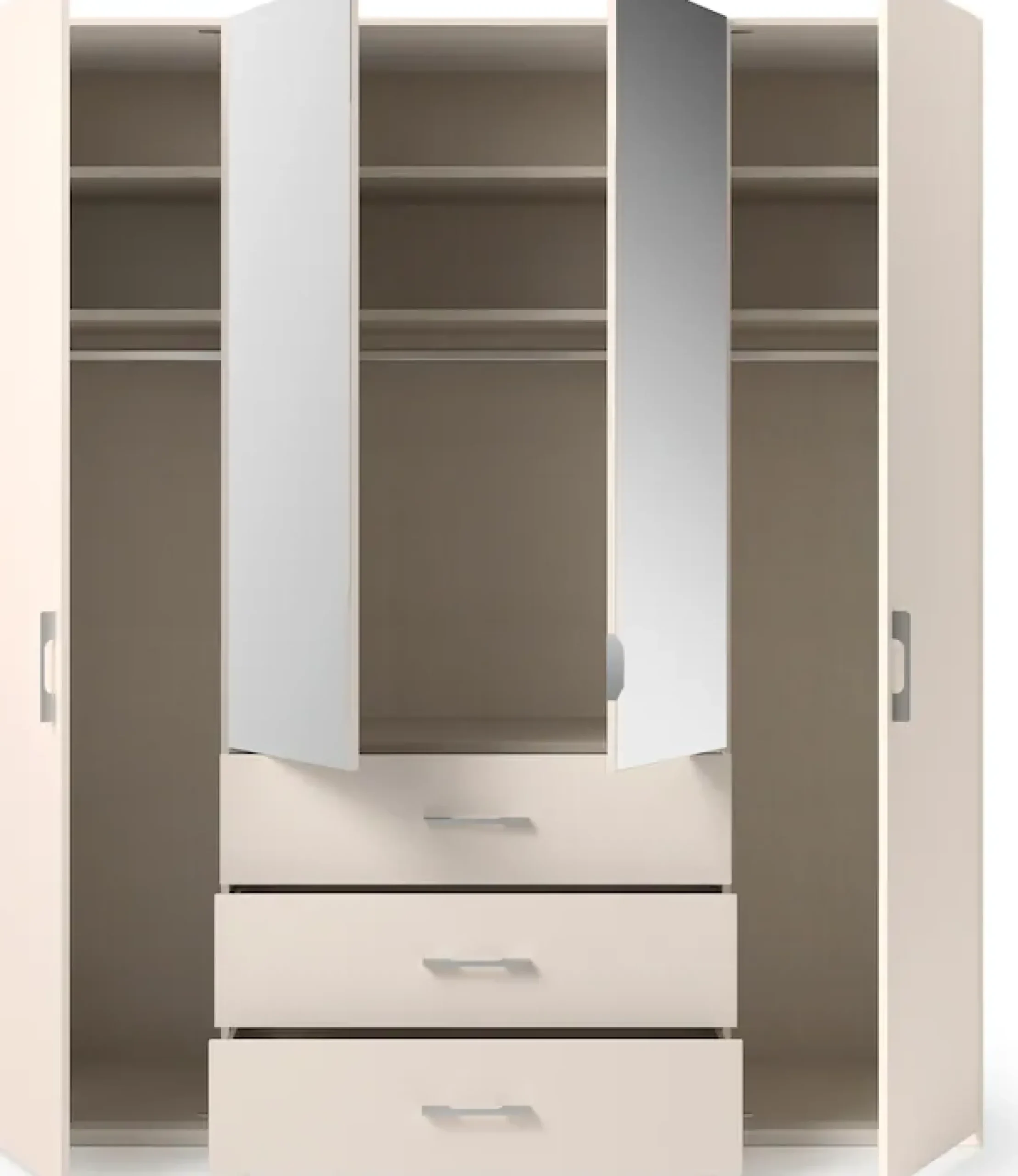 set one by Musterring Drehtürenschrank »Henderson« mit Spiegel und 3 Schubladen, inkl. Fachböden und Kleiderstangen