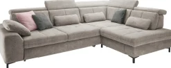 set one by Musterring Ecksofa Kaltschaumpolsterung, Flachgewebe, whlw. mit Funktionen, Sitzhöhe 49