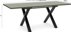 set one by Musterring Esstisch »Reno« 1 Stk. tlg. Mit Vierkantfuß, wählbaren Gestellen und Plattenfarben