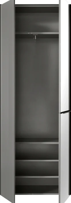 set one by Musterring Garderobenschrank »reno-Dielen« In zwei Farbvarianten, 72 x 188 x 32 cm, stilvoller Stauraum