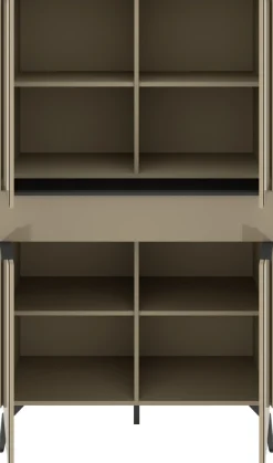 set one by Musterring Highboard »Reno« 1 Stk. tlg. Mit Winkelfuß in diversen Farben, 155 cm Höhe & Farbauswahl