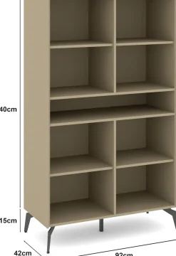 set one by Musterring Highboard »Reno« 1 Stk. tlg. Mit Winkelfuß in diversen Farben, 155 cm Höhe & Farbauswahl
