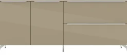 set one by Musterring Lowboard »Reno« 1 Stk. tlg. Mit Winkelfuß in diversen Farben, 78 cm Höhe & Farbauswahl