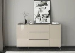 set one by Musterring Sideboard »Reno« 1 Stk. tlg. Mit Winkelfuß in diversen Farben, 109 cm Höhe & Farbauswahl