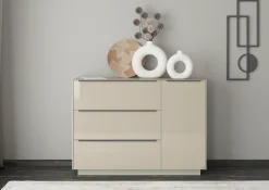 set one by Musterring Sideboard »Reno« 1 Stk. tlg. Mit Sockel in diversen Farben, 102 cm Höhe & Farbauswahl