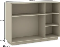 set one by Musterring Sideboard »Reno« 1 Stk. tlg. Mit Sockel in diversen Farben, 102 cm Höhe & Farbauswahl