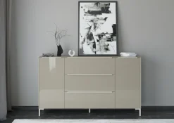 set one by Musterring Sideboard »Reno« 1 Stk. tlg. Mit Winkelfuß in diversen Farben, 108 cm Höhe & Farbauswahl